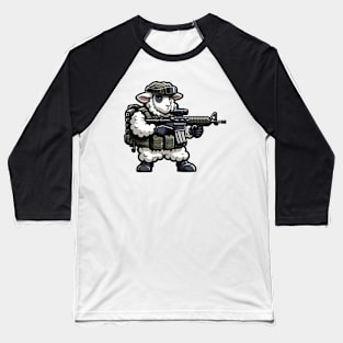 Tactical Sheep Baseball T-Shirt